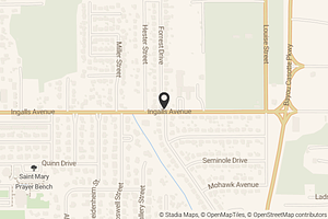 Map with location marker