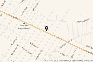 Map with location marker