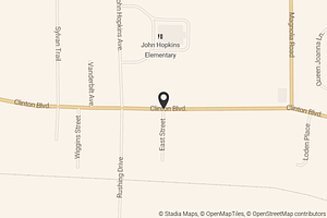 Map with location marker