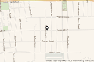 Map with location marker