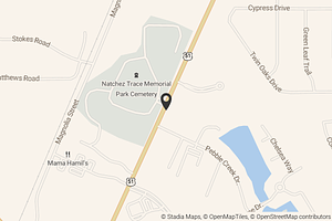 Map with location marker