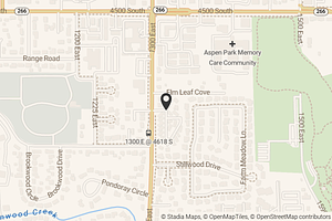 Map with location marker