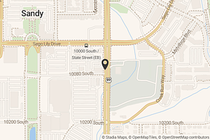 Map with location marker