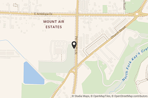 Map with location marker