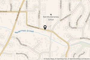 Map with location marker