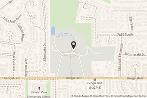 Map with location marker