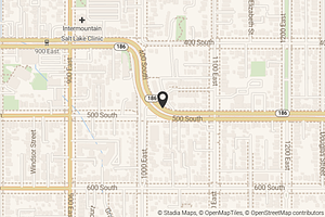 Map with location marker