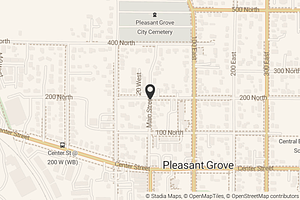 Map with location marker