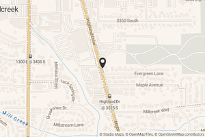 Map with location marker