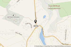 Map with location marker