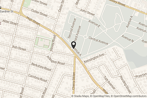 Map with location marker