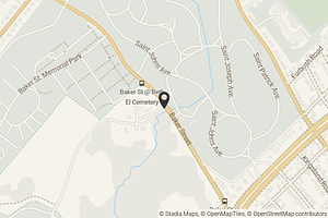 Map with location marker