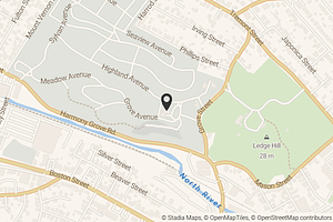 Map with location marker