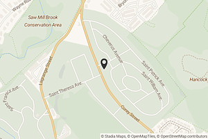 Map with location marker