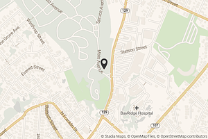 Map with location marker