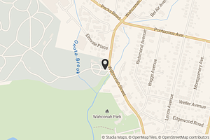 Map with location marker