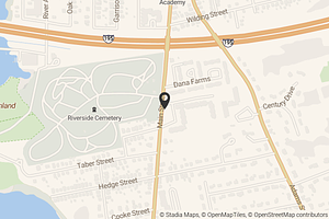 Map with location marker