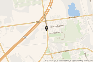 Map with location marker