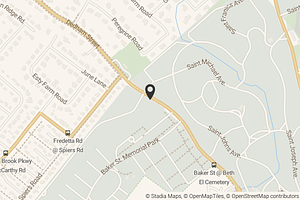 Map with location marker