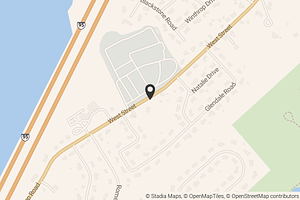 Map with location marker