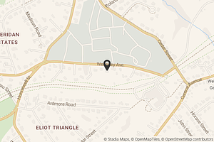 Map with location marker