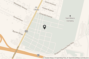 Map with location marker