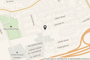 Map with location marker