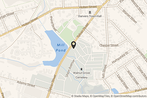 Map with location marker