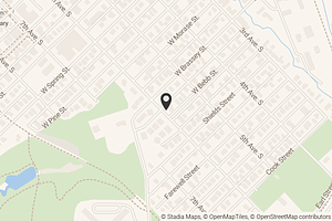 Map with location marker