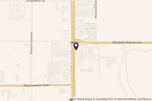 Map with location marker