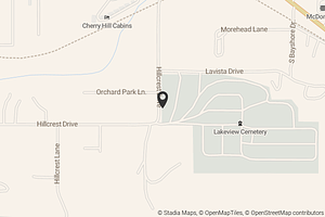 Map with location marker