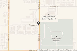 Map with location marker