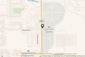 Map with location marker