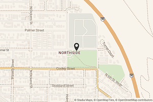 Map with location marker