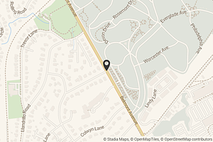 Map with location marker