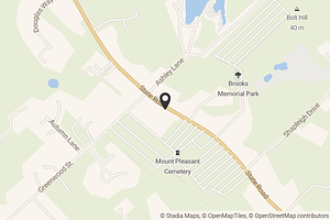 Map with location marker