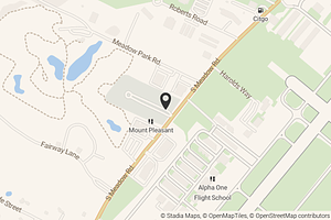 Map with location marker