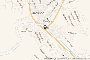 Map with location marker