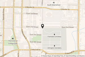 Map with location marker