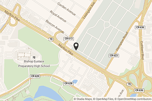 Map with location marker