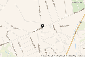 Map with location marker