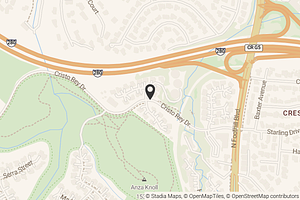 Map with location marker