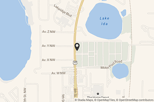 Map with location marker