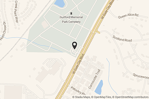 Map with location marker