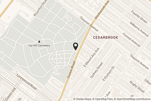 Map with location marker