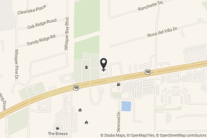 Map with location marker