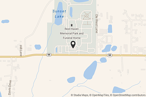 Map with location marker