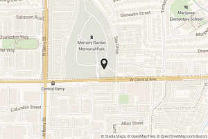 Map with location marker