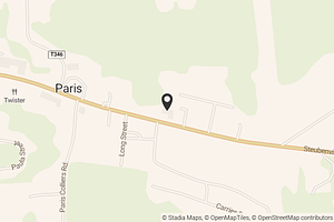 Map with location marker