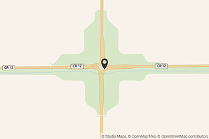 Map with location marker